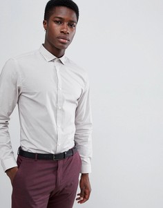 Узкая рубашка в горошек с длинными рукавами Jack & Jones - Красный