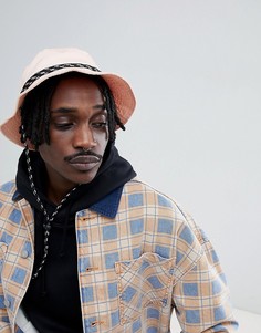 Розовая панама с черным шнурком ASOS DESIGN - Розовый