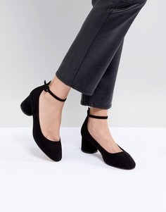 Туфли на невысоком блочном каблуке ASOS DESIGN Skyla - Черный