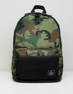 Рюкзак цвета хаки с камуфляжным принтом ASOS DESIGN - Зеленый