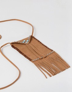 Коричневая сумка-кисет ASOS DESIGN - Коричневый