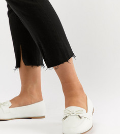 Туфли для широкой стопы на плоской подошве ASOS DESIGN Mossy - Белый