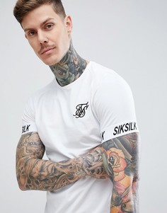 Белая футболка SikSilk - Белый