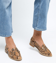 Туфли на плоской подошве для широкой стопы ASOS DESIGN - Мульти