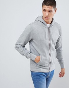 Худи серого цвета на молнии Tommy Hilfiger - Серый