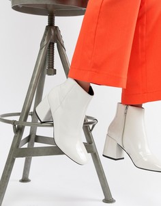 Лакированные ботильоны ASOS DESIGN Rural - Кремовый