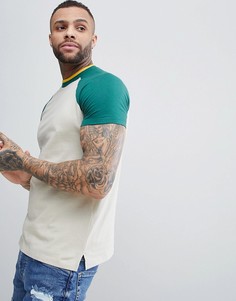 Футболка с контрастной отделкой и рукавами реглан ASOS DESIGN - Мульти