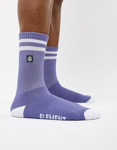 Фиолетовые носки с небольшим логотипом Element - Фиолетовый