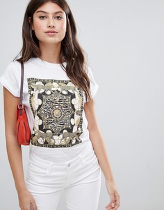 Футболка с принтом ASOS DESIGN - Белый