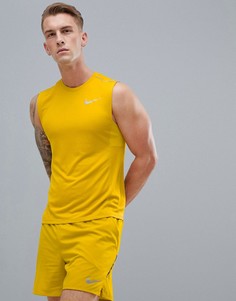 Желтая майка Nike Running Miler Tech 928305-392 - Желтый