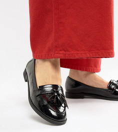 Туфли для широкой стопы на плоской подошве ASOS DESIGN Minkie - Черный