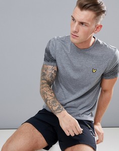 Серая футболка с логотипом Lyle & Scott Fitness Whitfell - Серый