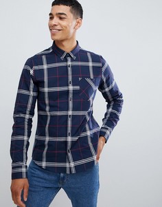 Темно-синяя рубашка в клетку Burton Menswear - Темно-синий