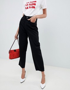 Джинсы в винтажном стиле Selected Femme - Черный