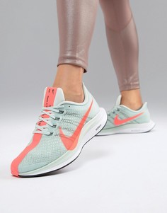 Кроссовки мятного цвета Nike Running Pegasus Turbo - Синий