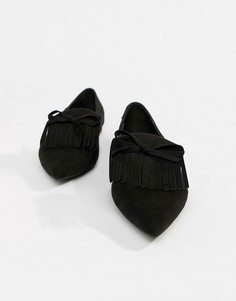 Балетки ASOS DESIGN Lorrie - Черный