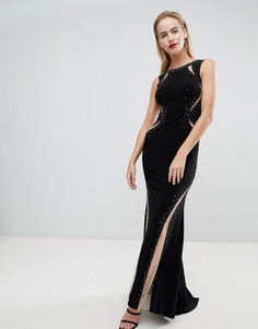 Платье макси со вставками Forever Unique Dramatic - Черный
