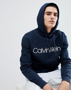 Худи темно-синего цвета Calvin Klein - Темно-синий
