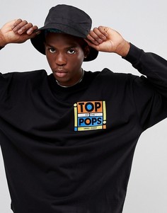 Оversize-лонгслив Top Of The Pops ASOS DESIGN - Черный