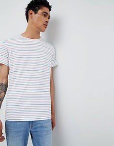 Кремовая футболка в тонкую полоску Esprit - Белый