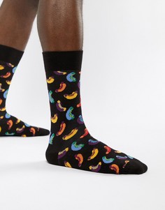Носки с принтом Happy Socks - Черный