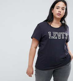 Футболка с логотипом Levis Plus - Черный