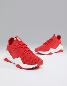 Красно-золотистые кроссовки Puma Training Defy - Красный