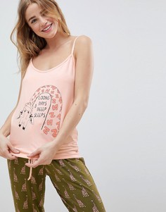 Пижамный комплект с принтом Chelsea Peers NYC - Мульти