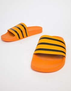 Желтые шлепанцы adidas Originals Adilette CQ3099 - Желтый