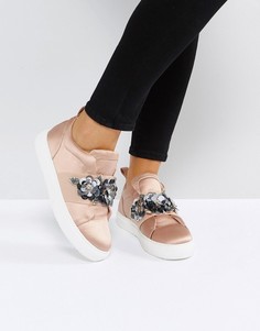 Декорированные кроссовки ASOS DESERT ROSE - Бежевый