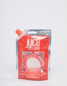 Кабель кораллового цвета Juice Lightning - 1 м - Розовый