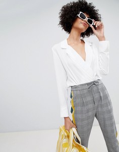 Боди с запахом Vero Moda - Белый