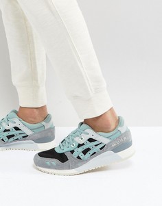 Серые кроссовки Asics Gel-Lyte III H820L-9046 - Черный