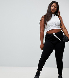 Облегающие джоггеры ASOS DESIGN Curve - Черный