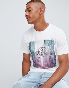 Футболка с принтом Jack & Jones Оriginals - Белый