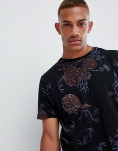 Футболка с принтом Jack & Jones Originals - Черный
