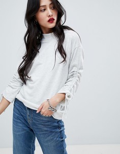 Свитшот с завязками на рукавах Vero Moda - Белый