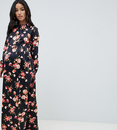 Платье макси с цветочным принтом ASOS DESIGN Maternity - Мульти