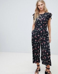 Комбинезон в минималистском стиле с цветочным принтом Vero Moda - Мульти