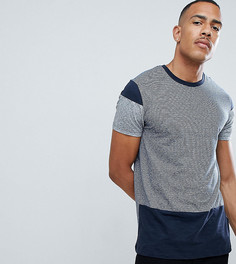 Темно-синяя футболка Burton Menswear tall - Темно-синий