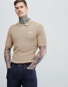 Фактурная футболка-поло Fred Perry Reissues - Рыжий