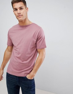 Розовая футболка с вырезом лодочкой FoR - Розовый