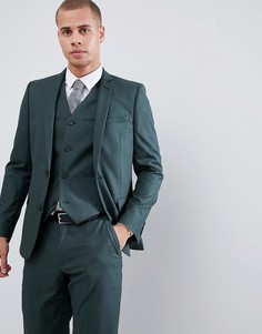 Зеленый облегающий пиджак ASOS DESIGN - Зеленый