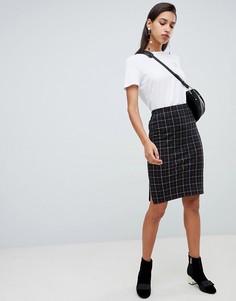 Юбка миди в клетку Vero Moda - Мульти