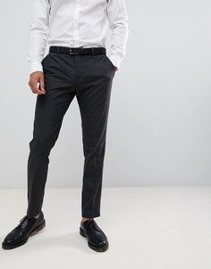 Темно-серые узкие однотонные брюки Jack & Jones - Серый