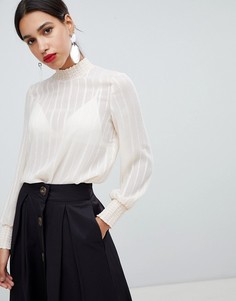 Фактурный топ Vero Moda - Кремовый