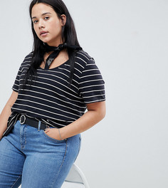 Футболка в полоску Levis Plus - Черный