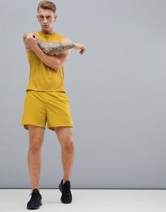 Желтые шорты Nike Running Distance 892909-392 - 5 дюймов - Желтый