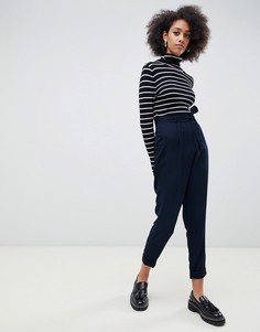 Брюки галифе с поясом оби ASOS DESIGN - Темно-синий