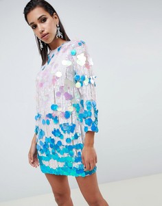 Свободное платье с пайетками ASOS EDITION - Мульти